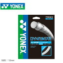 《今だけ！店内全品ポイントアップ》ヨネックス ストリングス メンズ レディース ダイナワイヤー 125 YONEX TGDW125 テニス スポーツ 運動 ブランド 高強度 ガット 張替 張り替え カスタム 調整 メンテナンス ホワイト 白 シルバー