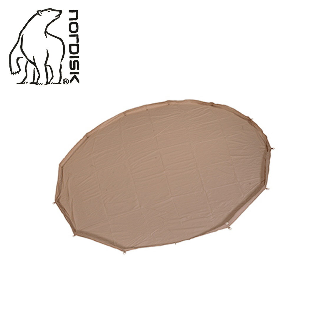 ノルディスク アルフェイム19.6用 ジップインフロア テント NORDISK ALFHEIM 19.6 ZIP-IN-FLOOR 146013 ベージュ キャ...