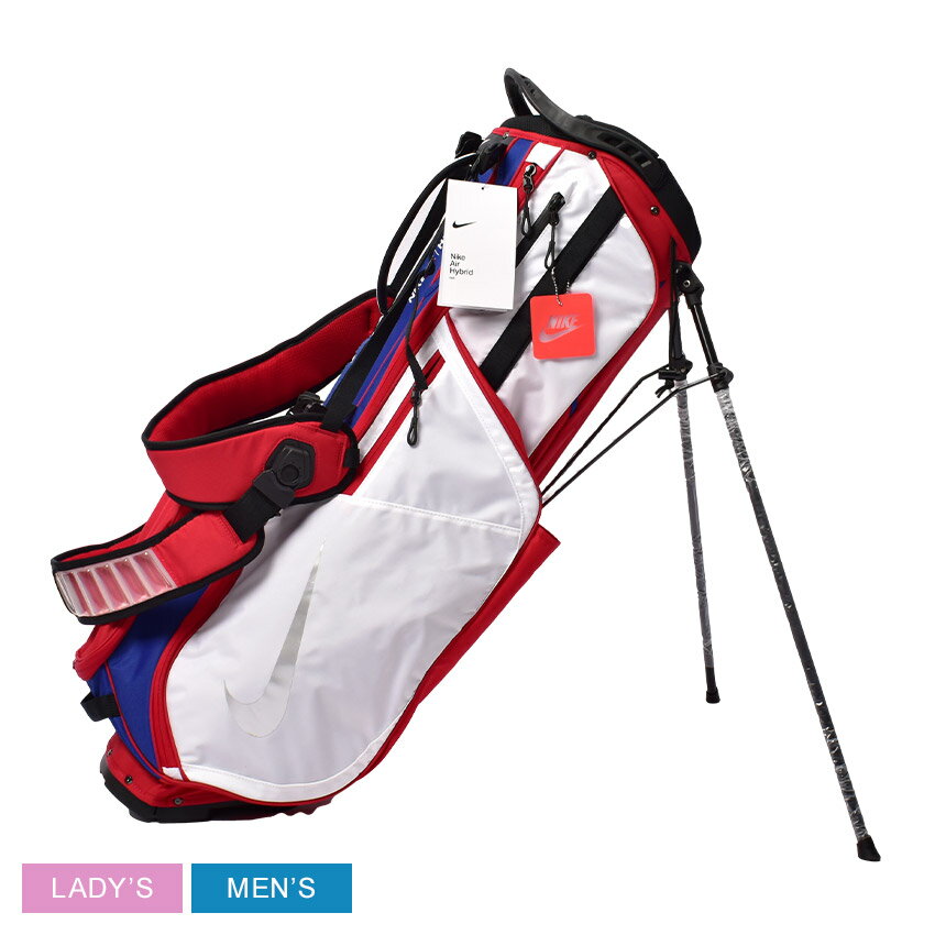 ナイキ ゴルフバッグ メンズ レディース エアハイブリッド 2 ゴルフバッグ NIKE AIR HYBRID 2 GOLF BAG N.100.3478 679 ゴルフ キャディーバッグ キャディーバック ゴルフ用バッグ スタンド付き 練習 ホール ラウンド スポーツ ロゴ レッド