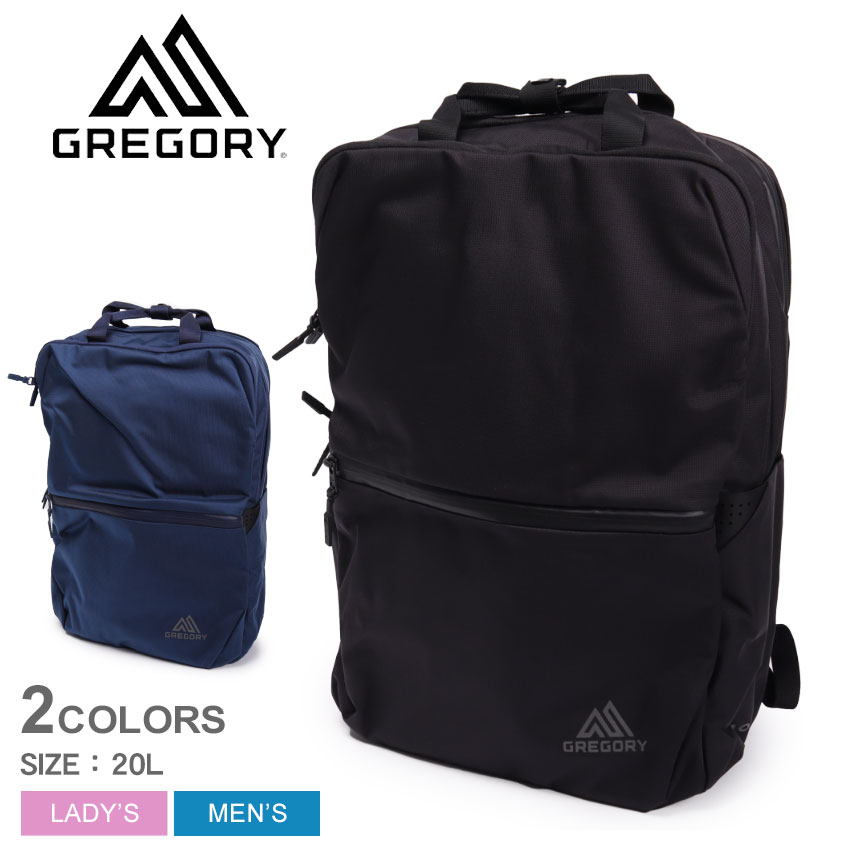 《今だけ！店内全品ポイントアップ》グレゴリー バックパック メンズ レディース コミュートデイ GREGORY COMMUTE DAY 142639 通学 通勤 アウトドア 収納 かばん 旅行 おしゃれ ブランド サブバッグ タウンユース デイリーユース リュック 黒 ブラック ネイビー 紺