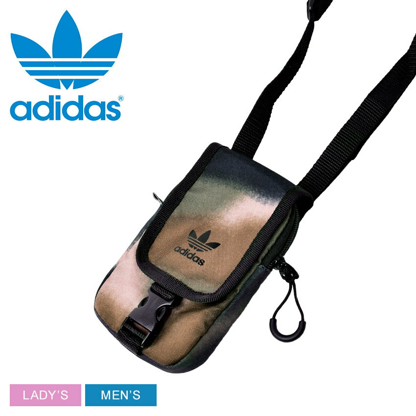 アディダス オリジナルス カモ マップバッグ ショルダーバッグ ADIDAS ORIGINALS CAMO MAP BAG メンズ レディース GN3183 カモ グリーン カーキ カジュアル デイリー タウンユース コンパクト 小物 収納 小さめ 学生 スポーツ 鞄 迷彩 スマホショルダー