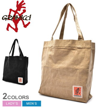 【限定クーポン発行中】グラミチ バッグ メンズ レディース トートバッグ GRAMICCI TOTE BAG GRB-21FDE68 DEUS EX MACHINA デウス エクス マキナ コラボ カバン ブランド コーデュロイ カジュアル シンプル ストリート アメカジ 鞄 通勤 通学 おしゃれ ブラック