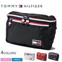 【メール便可】 トミーヒルフィガー ボディバッグ TOMMY HILFIGER ザ シティ トレック THE CITY TREK WAIST BAG TH-827 TC090CI9 メンズ レディース 鞄 カバン かばん ウエストバッグ ウエストポーチ サブバッグ サブバッグ ロゴ シンプル カジュアル 黒 白 赤 紺