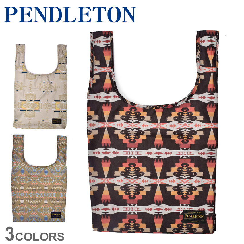 【ゆうパケット配送】ペンドルトン エコバッグ リフレクターショッパー PENDLETON REFLECTOR SHOPPER PDT-000-221019 カバン かばん 鞄 手持ち 手提げ 総柄 幾何学 コンパクト アウトドア お出かけ お買い物 欧米 エコ ショッピングバッグ リバーシブル