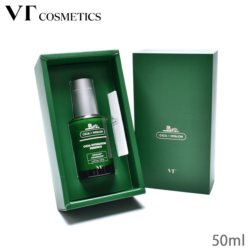 【ラッピング対象外】 VT COSMETICS VTシカハイドレーション エッセンス 50ml 化粧品 VT CICA HYDRATION ESSENCE 50ml メンズ レディース VTPD36288 スキンケア 美容液 クリーム うるおい 水分 鎮静効果 保湿 ツヤ肌 しみ そばかす シワ 美肌 ハリ 誕生日 プレゼント ギフト