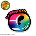 【ネコポス配送】オージェー ステッカー OJ HOT JUICE FADE MYLAR STICKER 3.25IN×3.37IN マルチ 88281761 シ...