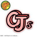【ネコポス配送】オージェー ステッカー OJ SKETCHBOOK MYLAR STICKER 4.875IN×3.125IN ピンク 88281717 シール...