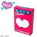 【ネコポス配送】クラックス ライザーパッド KRUX RISERS 1/4 IN ホワイト 白 レッド 33531313 ロゴ カスタム 2枚入り スケートボー...