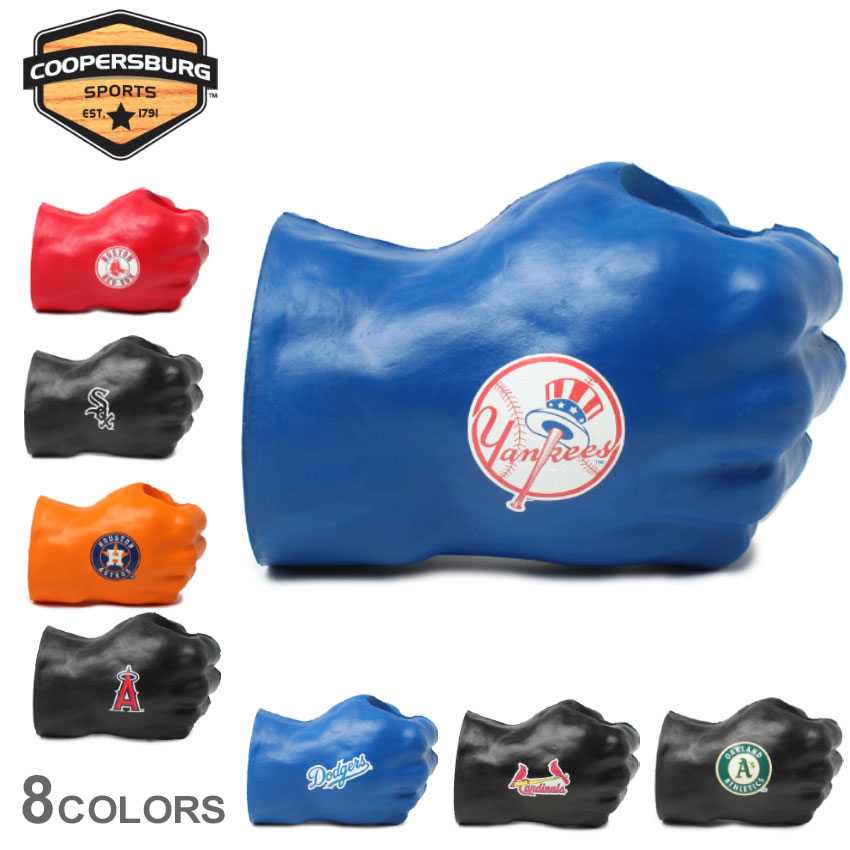 【日本未発売】クーパーズバーグ 雑貨 COOPERSBURG TEAM FAN FIST HOLDER ブルー 青 レッド 赤 ブラック 黒 野球 ベースボール...