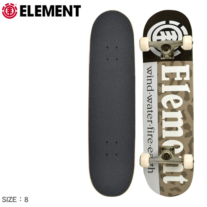 【今だけクーポン配布中】エレメント スケートボード チーター セクション コンプリート スケートボード 8 ELEMENT CHEETAH SECTION COMPLETE SKATEBOARD 8 ALYXW00166 スケボー ボード スケート ストリート スポーツ ロゴ アウトドア ウィール 【ラッピング対象外】