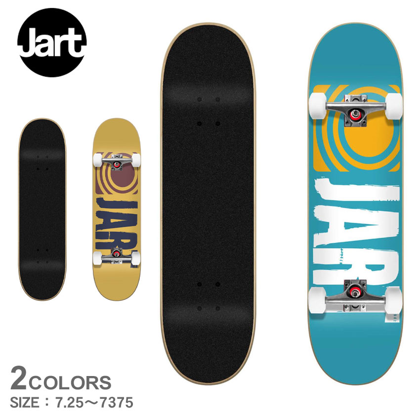 【今だけクーポン配布中】ジャート スケートボード コンプリートデッキ メンズ レディース CLASSIC MINI COMPLETE JART SKATEBOARDS JACO0022A001 JACO0022A002 スケート スケボー コンプリート デッキ ストリート ロゴ 人気 シンプル おしゃれ【ラッピング対象外】