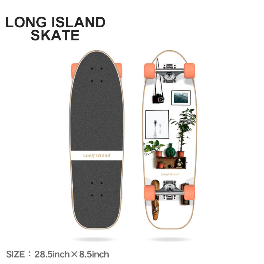 ロングアイランドスケート コンプリートデッキ メンズ レディース 28.5×8.5 コンプリート クルーザー LONG ISLAND SKATE 28.5×8.5 COMPLETE LICO0022A035 スケート スケートボード スケボー コンプリート デッキ ストリート ロゴ 人気【ラッピング対象外】
