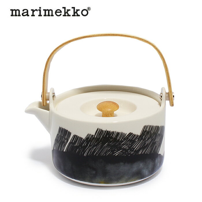 マリメッコ サーパイバキリヤ ティーポット 700ml marimekko saapaivakirja teapot 皿 食器 陶磁器 急須 紅茶 キッチン 誕生日プレゼント 結婚祝い ギフト おしゃれ 【ラッピング対象外】