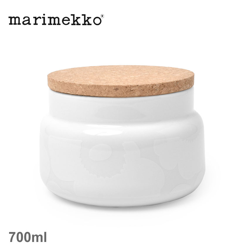 マリメッコ 食器 Unikko Jar 700ml MARIMEKKO 72881 ジャー キッチン インテリア ウニッコ 花柄 かわいい ナチュラル 小物入れ 蓋 ブランド プレゼント ギフト 贈り物【ラッピング対象外】