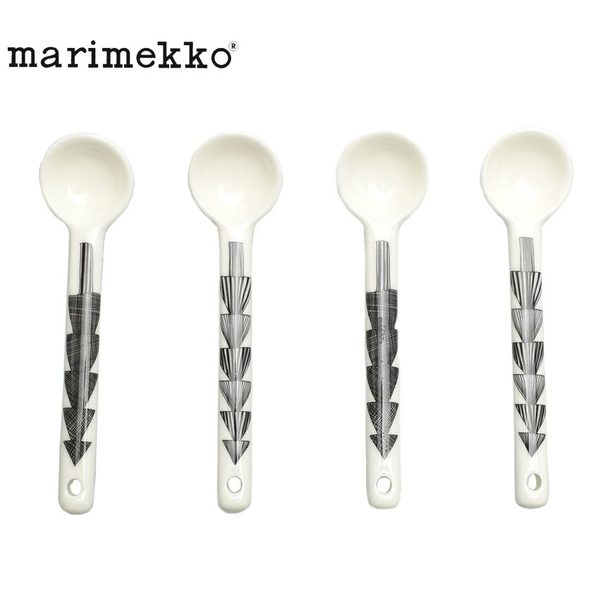 【限定クーポン発行中】マリメッコ クーシコッサ スプーン 4本セット MARIMEKKO 食器 70033-190 ブランド プレゼント ギフト キッチン インテリア 贈り物 北欧 雑貨 クーシコッサ 【ラッピング対象外】 誕生日 プレゼント ギフト