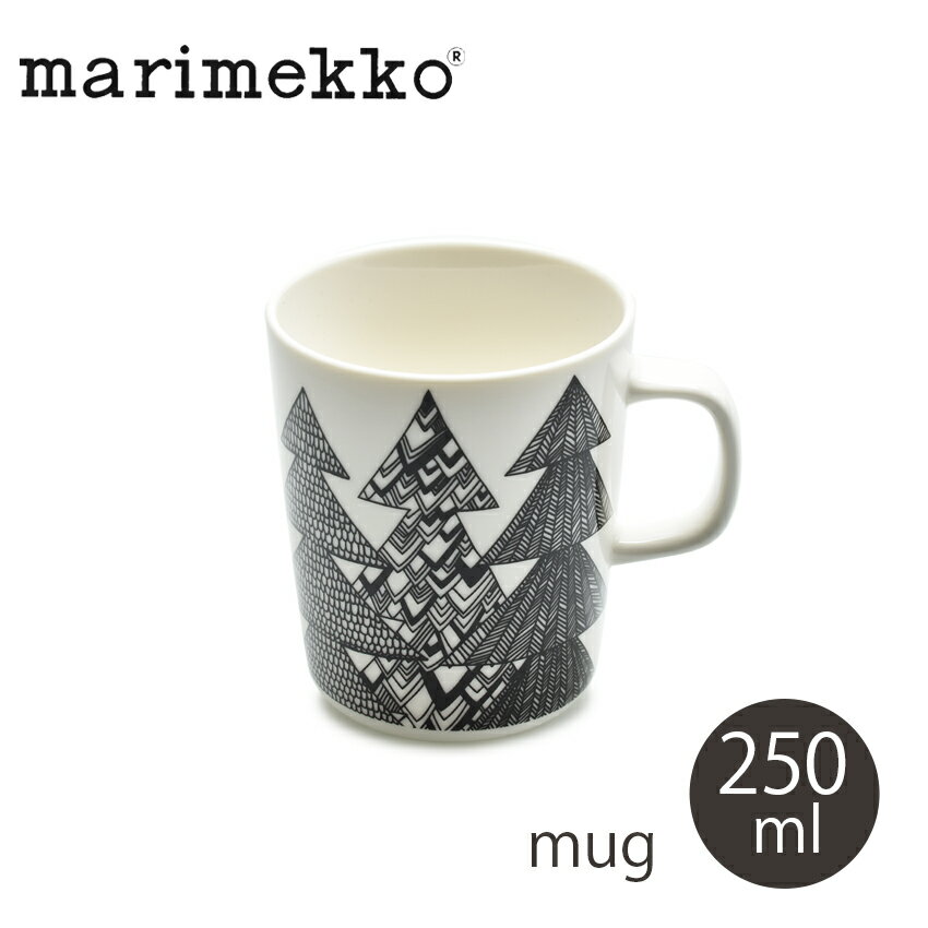 【今だけクーポン配布中】マリメッコ クーシコッサ マグカップ MARIMEKKO Kuusikossa MUG ホワイト コップ ブランド キッチン 食器 インテリア 贈り物 湯呑 北欧 雑貨 白 黒 【ラッピング対象外】 誕生日 プレゼント ギフト