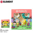 エレメント ピーナッツ スクアッド 52mm ウィール ELEMENT PEANUTS SQUAD メンズ レディース BB027 イエロー 黄 ロゴ カスタム...