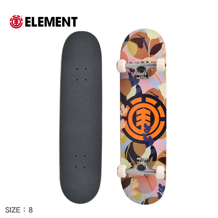 エレメント FAUNA PARTY コンプリートデッキ 8 スケートボード ELEMENT メンズ レディース BB027470 マルチ スケボー ボード スケート ストリート スポーツ ロゴ アウトドア ウィール おしゃれ 人気 定番 国内正規品