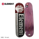 エレメント デッキ メンズ レディース セクション デッキ ELEMENT SECTION DECK BD027034 スケート スケートボード スケボー デッ...