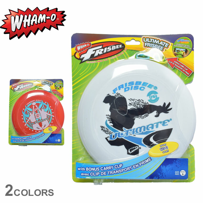 《今だけ！店内全品ポイントアップ》ワムオー フリスビーアルティメット 玩具 WHAM-O FRISBEE ULTIMATE 52000 アウトドア スポーツ スポーツトイ アクショントイ レジャー キャンプ アウトドア 運動 公園 アクティビティ おもちゃ 軽量 プレゼント ギフト