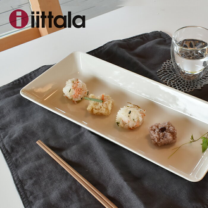 イッタラ ティーマ プラッター ロングプレート 16cm×37cm 16センチ×37センチ ホワイト (iittala teema platter long plate white) 皿 食器 白 無地 陶磁器 角皿 長皿 スクエア キッチンパーティー 誕生日プレゼント 結婚祝い ギフト おしゃれ 【ラッピング対象外】