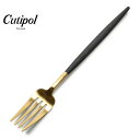 《今だけ！店内全品ポイントアップ》 クチポール カトラリー ゴア ディナーフォーク CUTIPOL GOA DINNER FORK GO.04BKGD ブラック ゴールド キュテポール カトラリー シンプル ステンレス キッチン雑貨 デザート 食卓 黒 金 誕生日 結婚祝い おしゃれ