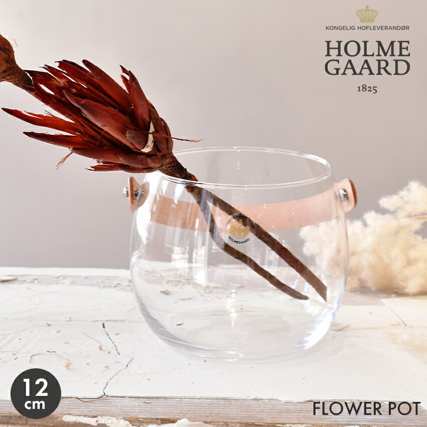 【GWも休まず配送】ホルムガード ガラス ポット 12cm 花瓶 HOLMEGAARD 4343517 クリア 雑貨 おしゃれ フラワーポット フラワーベースブランド おしゃれ 花 北欧【ラッピング対象外】のサムネイル