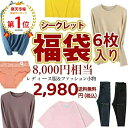 楽天1位<福袋6点SET>【送料無料・数量限定】<春・夏・秋・冬>2025福袋 福袋 2025 短納期 tシャツ 半袖tシャツ ニット ベスト タイツ トレンカ 裏起毛 秋冬 靴下 ショーツ リブニット 長袖tシャツ ロンT レディース インナー パンツ 下着 fuku