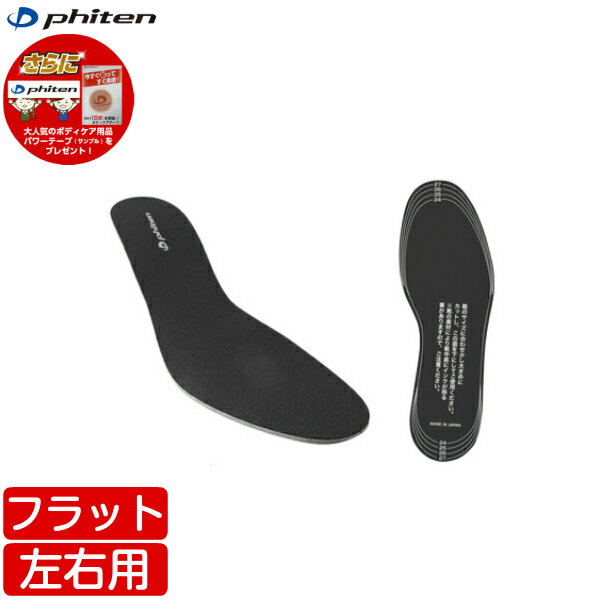 ファイテン インソール フラットタイプ 1足分 (左右入) スタンダードタイプ [22.0〜25.0cm] [24.0〜28.0cm] [ブラック] TI146のサムネイル