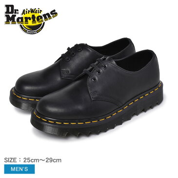 ▼クーポン利用で1000円引き▼ドクターマーチン カジュアルシューズ メンズ 1461 ジギー 3 アイシューズ DR．MARTENS 1461 ZIGGY 3 EYESHOE 26322001 靴 シューズ ブーツ カジュアル ローカット 人気 定番 おしゃれ レースアップ 3ホール 厚底 ブラック 黒