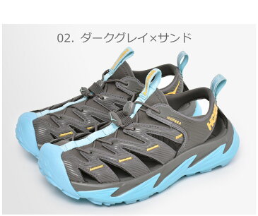 ▼クーポン利用で200円引き▼ホカオネオネ レディース サンダル ホパラ HOKA ONE ONE W HOPARA 1106535 スポーティー 水遊び サンダル 滑りにくい スポーツサンダル スポサン おしゃれ 厚底 アウトドア マウンテンサンダル 黒 ブラック 橙 オレンジ 水色 サンド グレー