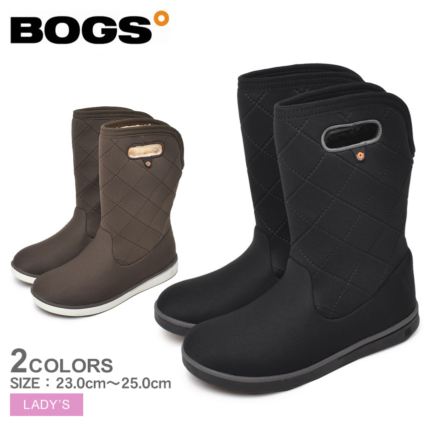 ボグス スノーブーツ レディース ボグス BOGA BOOTS MID QUILTING スノーブーツ レディース ブラック 黒 ブラウン BOGS 79134 ブーツ ミドルブーツ スノーブーツ ウォータープルーフ 防水 ウィンターブーツ カジュアル 靴 保温 暖かい 雪 キルティング ボア