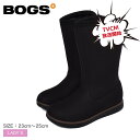 ボグス スノーブーツ レディース ボガ ハイブーツ BOGS BOGA BOOT HIGH 78835 靴 ブーツ 防水 防滑 保温 ロングブーツ 暖かい 防寒 保温 ブラック 黒