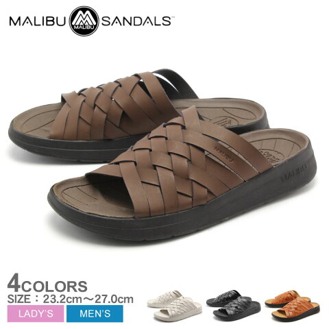 マリブサンダルズ MALIBU SANDALS コンフォート サンダル ズマ 全4色(MALIBU SANDALS ZUMA PU LEATHER MS02 0016 0001 0003 0002)メンズ レディース 靴 カジュアル フラットサンダル 白 黒