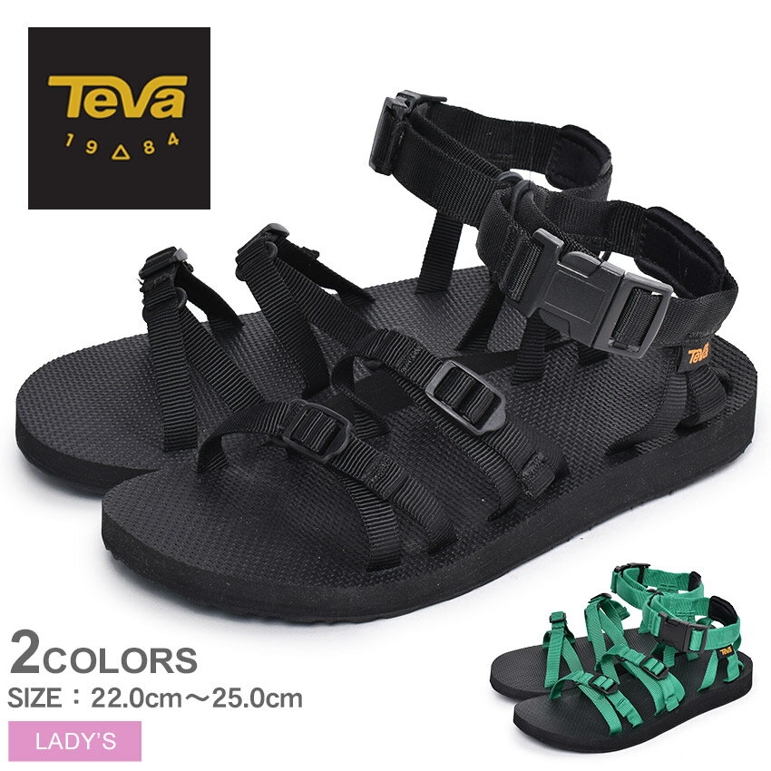 テバ サンダル レディース テバ サンダル レディース アルプ TEVA ALP 1015848 スポサン スポーツサンダル ビーチ 海 レジャー カジュアル アウトドア ベルト ブラック 黒