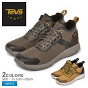 テバ スニーカー メンズ ゲートウェイ ミッド TEVA GATEWAY MID 1115192 テヴァ アウトドア キャンプ レジャー 撥水 耐水 軽量 履きやすい レトロ ミッドカット ブラウン 茶色 イエロー 黄色