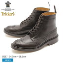 《アイテム名》 トリッカーズ ダブルレザーソール TRICKER’S STOW 5634 5 メンズ シューズ 《ブランドヒストリー》 英国ノーザンプトンで靴作りの名人ジョセフ・トリッカーが創業する。トリッカーズの靴は、ハンドメイド・ベンチメイドで現在も昔と変わらぬ手法と技を用いて作られており、もちろん最高級の素材のみを用いたトリッカーズ社の靴は丁寧に作られ、履き心地も抜群！由緒、伝統あるブランドです。 《アイテム説明》 トリッカーズより「STOW」です。“トリッカーズ”と言えば“カントリーコレクション”、“カントリーコレクション”と言えば“ブローグブーツ”と呼ばれるほどの同社を代表する超定番アイテム。独特でユーモラスな雰囲気と完成されたデザインが他の靴とは決定的に異なり愛着を持って履くことが出来ます。【point 1】ウィングチップのスタイルはトリッカーズの中でも代表的なモデル。 6インチのブーツもトリッカーズの中では定番とされています。 【point 2】グッドイヤーウェルテッド製法を採用している為、耐久性があり、水が染み込みにくく、履きこんでいくうちに靴が馴染んできます。 【point 3】当時から手作業での工程を大切にしている、トリッカーズならではのこだわりが今日においてもしっかりと表現されてます。■ソール：ダブルレザーソール■フィッティング：5■製法：グッドイヤー・ウェルトラスト：4497Sボリューム感のあるラウンドトーが特徴で、幅はやや狭め。 《カラー名/カラーコード/管理No.》 エスプレッソバーニッシュ/5634-5/"16312703" 製造・入荷時期により、細かい仕様の変更がある場合がございます。上記を予めご理解の上、お買い求め下さいませ。 関連ワード： ウイングチップ グッドイヤーウェルテッド製法 ドレスシューズ フォーマル 革靴 紳士靴 本革 耐久性 date 2020/08/21Item Spec ブランド TRICKER’S トリッカーズ アイテム ブーツ スタイルNo M5634 商品名 STOW 性別 メンズ 原産国 England 他 素材 アッパー：天然皮革アウトソール：天然皮革 商品特性1 この商品は天然皮革を使用しています。その為、シワ・キズ・汚れ等が散見されますが不良品ではございません。天然素材特有の質感、味わいをお楽しみ頂ければ幸いです。 商品特性2 商品によって付属品の内容が異なる場合が御座います。予めご了承の上、お買い求め下さい。 商品特性3 海外からの輸入商品となります為、輸送等の段階で靴箱に傷やへこみ、やぶれなどの損傷が生じている場合がございます。 着用時のサイズ感 細身、普通の方 1サイズ小さめ 甲高、幅広の方 標準サイズ 筒丈 約 15 cm ヒール高 約 3 cm 履き口周り 約 23 cm 足首周り 約 34 cm こちらのアイテムの足入れは大きめです。 ※上記サイズ感は、スタッフが実際に同一の商品を着用した結果です。 スタッフ着用の為、個人差があります。参考としてご確認ください。 サイズについて詳しくはこちらをご覧下さい。 当店では、スタジオでストロボを使用して撮影しております。商品画像はできる限り実物を再現するよう心掛けておりますが、ご利用のモニターや環境等により、実際の色見と異なる場合がございます。ご理解の上、ご購入いただけますようお願いいたします。 ＼ 当店オススメの特集・ブランドはこちら！ ／