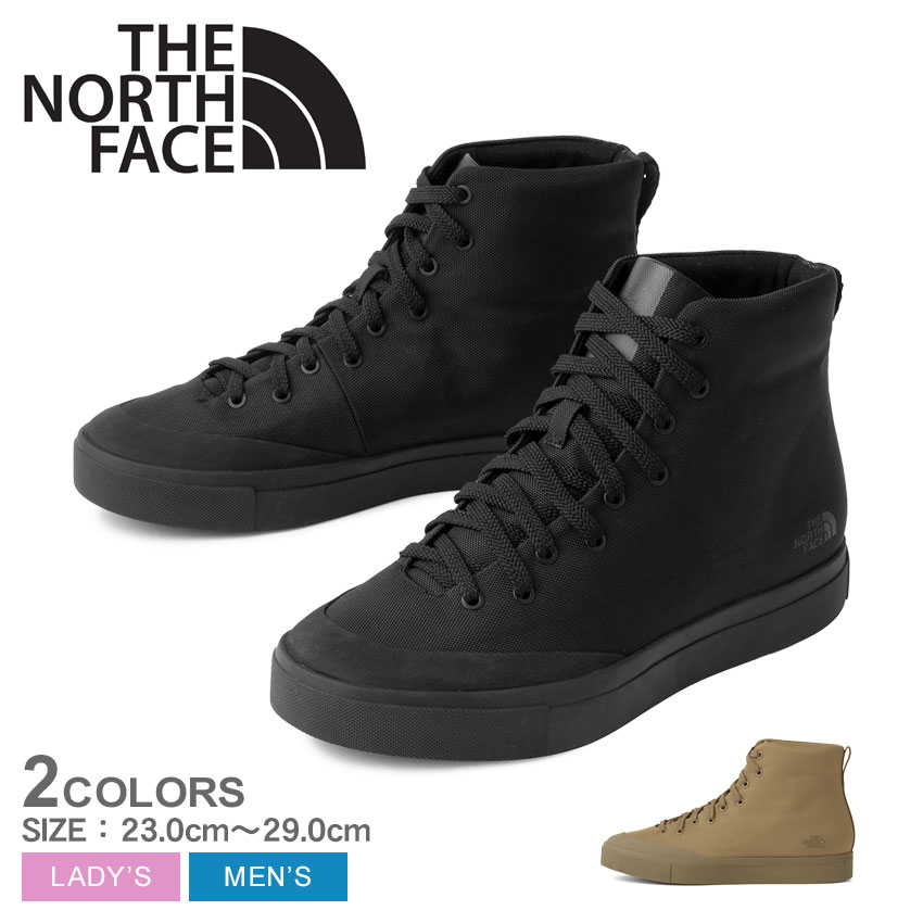 ザ ノース フェイス スニーカー メンズ レディース シャトル レース ハイ ウォータープルーフ THE NORTH FACE Shuttle Lace Hi WP NF52249 靴 シューズ アウトドア シンプル キャンプ ハイカット レジャー ウォータープルーフ 撥水 防水