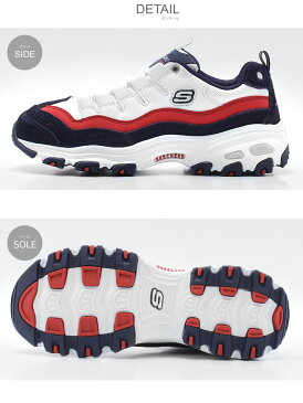 スケッチャーズ スニーカー レディース ホワイト ディライト SKECHERS D’LITES SURE THING 13141 WNVR 白