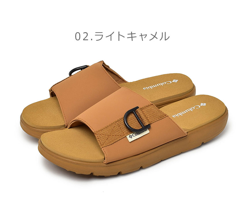 ▼クーポン利用で100円引き▼コロンビア サンダル メンズ レディース ユニセックス ワイルドバージ スライド COLUMBIA Wild Barge Slide YU1406 靴 ブランド シューズ つっかけ アウトドア カジュアル クッション キャンプ レジャー 軽量 おしゃれ ブラック 黒