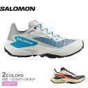 サロモン GENESIS トレイルランニングシューズ レディース マルチカラー ホワイト 白 SALOMON L47820400 L47767100 靴 シュー...