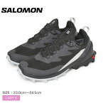 サロモン CROSS OVER 2 GTX W ハイキングシューズ レディース ブラック 黒 ブルー 青 SALOMON L47271100 シューズ 靴 ローカット ブランド シンプル おしゃれ トレイルシューズ 登山 カジュアル キャンプ アウトドア レジャー GORE-TEX