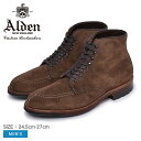 【店内全品P5倍★4日23:59迄】オールデン ブーツ メンズ タンカーブーツ ALDEN TANKER BOOT M7909 CY 靴 シューズ コードバン おしゃれ 人気 トラディショナル ビジネス フォーマル 馬革 革靴 靴 紳士靴 ブラウン 茶