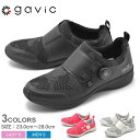 【店内全品P5倍★24日23:59迄】GAVIC LIFE STYLE ガビックライフスタイル スニーカー アドロア GVC012 N.PINK WHT BLK/BLK メンズ レディース シューズ 靴 黒 白 スリッポン 通勤 通学 カジュアル シンプル スポーティー ニットスニーカー