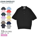 ジョンスメドレー JILL 半袖ポロシャツ レディース ブラック 黒 シルバー 銀 JOHN SMEDLEY トップス ウェア ポロシャツ 半袖 無地 フォーマル エレガント きれいめ カジュアル シンプル ブランド おしゃれ 襟付き 衿付き 上品 ネイビー 紺
