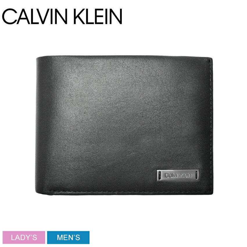 ▼クーポン利用で200円引き▼カルバンクライン 財布 メンズ レディース SMOOTH W PLAQUE 5 CC COIN CALVIN KLEIN K50K504299 サイフ 本革 レザー 二つ折り 牛革 ブランド プレゼント 贈り物 ギフト おしゃれ シンプル カードケース カード入れ カジュアル アメカジ