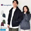 【店内全品P2倍★30日23:59迄】CHAMPION チャンピオン パーカー メンズ 裏起毛 黒 白 グレー 緑 赤 黄 青 9oz.DBL ドライエコフルジップフーディ ブランド トップス アウター 上着 シンプル フード 無地 長袖 暖かい S800