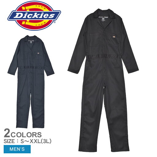 ディッキーズ ロング スリーブ カバーオール ウィズ ディッキーズ フレックス つなぎ メンズ ネイビー 紺 ブラック 黒 DICKIES LONG SLEEVE COVERALL with Dickies FLEX D48274 作業服 作業着 長袖 仕事着 無地 吸水 速乾 ウエア ポケット ディッキーズ ロング スリーブ カバーオール ウィズ ディッキーズ フレックス つなぎ メンズ ネイビー 紺 ブラック 黒 DICKIES LONG SLEEVE COVERALL with Dickies FLEX D48274 作業服 作業着 長袖 仕事着 無地 吸水 速乾 ウエア ポケット
