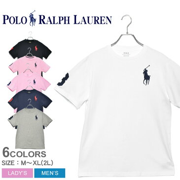 【メール便可】 ポロ ラルフローレン 半袖Tシャツ POLO RALPH LAUREN BIG PONY コットン ジャージー Tシャツ メンズ レディース レッド ピンク BIG PONY COTTON JERSEY TEE 323-770177 tシャツ トップス 半袖 スポーツ 人気 おしゃれ ビッグポニー