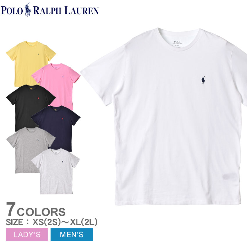 ポロ ラルフ ローレン ペアTシャツ 【ゆうパケット配送】 ポロ ラルフローレン 半袖Tシャツ メンズ レディース ショートスリーブ クラシックフィット Tシャツ POLO RALPH LAUREN 710624699 710656129 トップス ウエア クルーネック ブランド リトルポニー シンプル ベーシック ワンポイント 人気